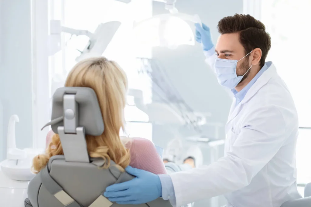 naples general and cosmetic dentist and patient